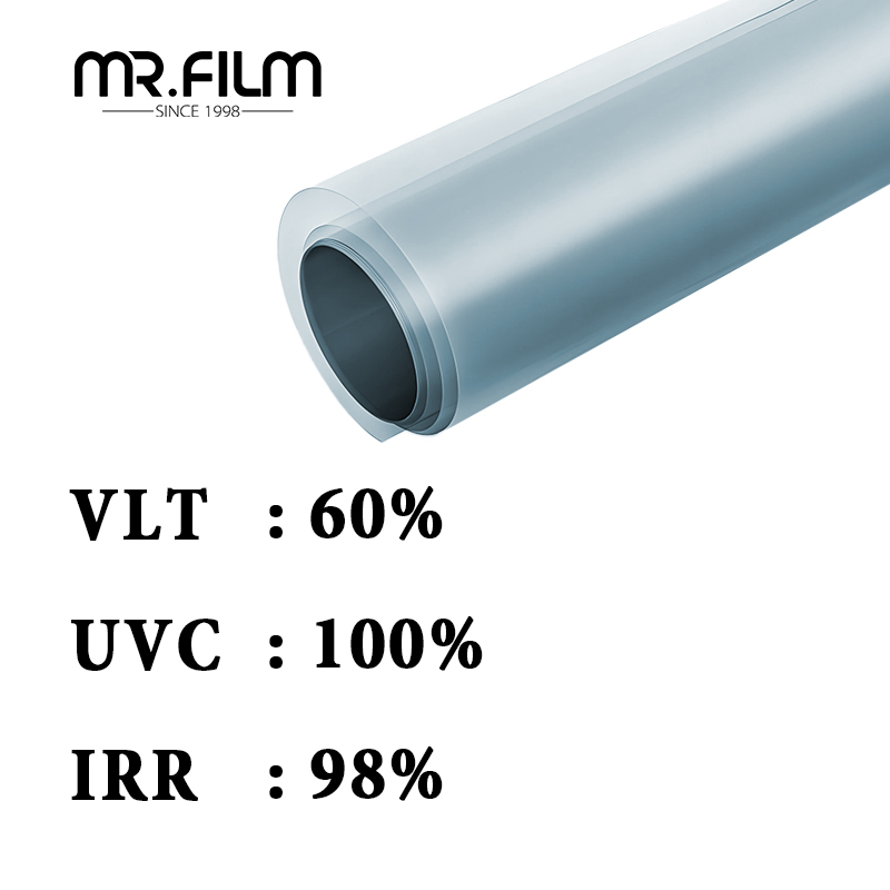 Película de vidrio autoadhesiva para ventanas de construcción para arquitectura