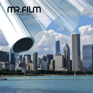 Película para ventana de construcción de espejo unidireccional Uvr99%