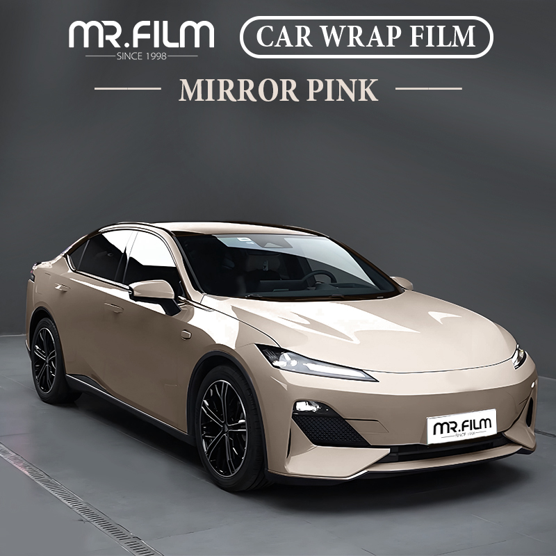 Película de envoltura automotriz de color de alto brillo