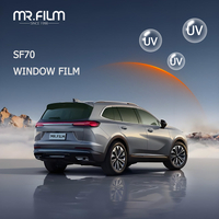 Tinte de protección de privacidad UV de película solar para ventanilla de coche