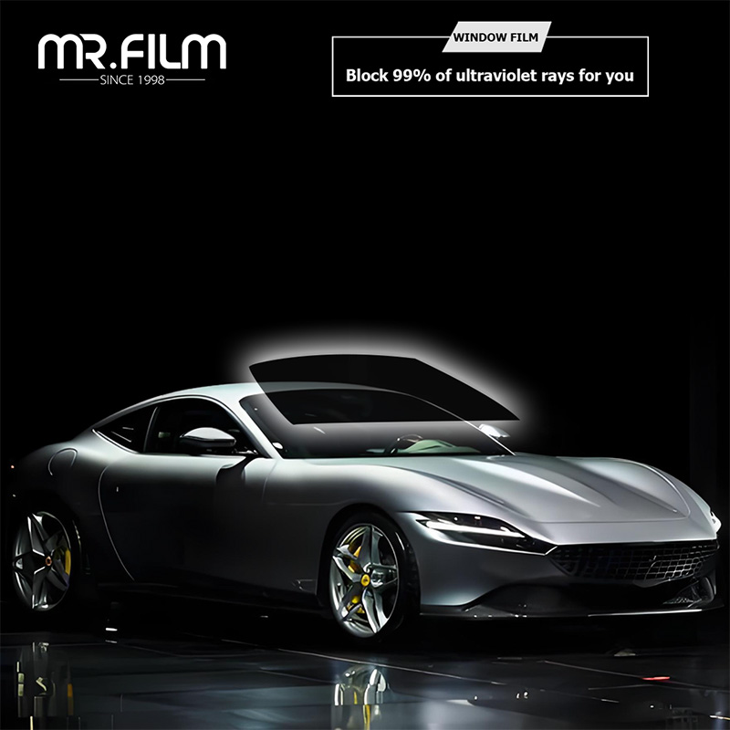 Película de aplicación de ventana automática, tinte solar para coche con rechazo de alto calor