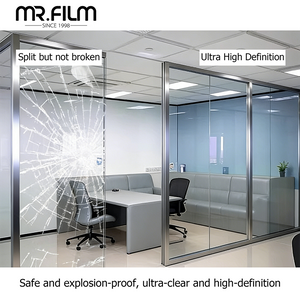 Película de ventana de vidrio anti-explosión para construcción