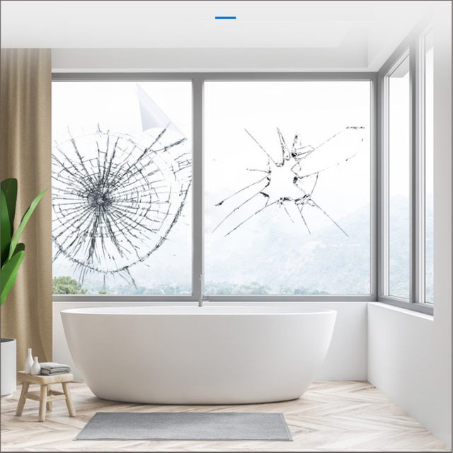 Película de seguridad transparente antiexplosión para ventanas