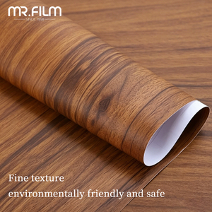 Película de vinilo interior para muebles de madera brillante