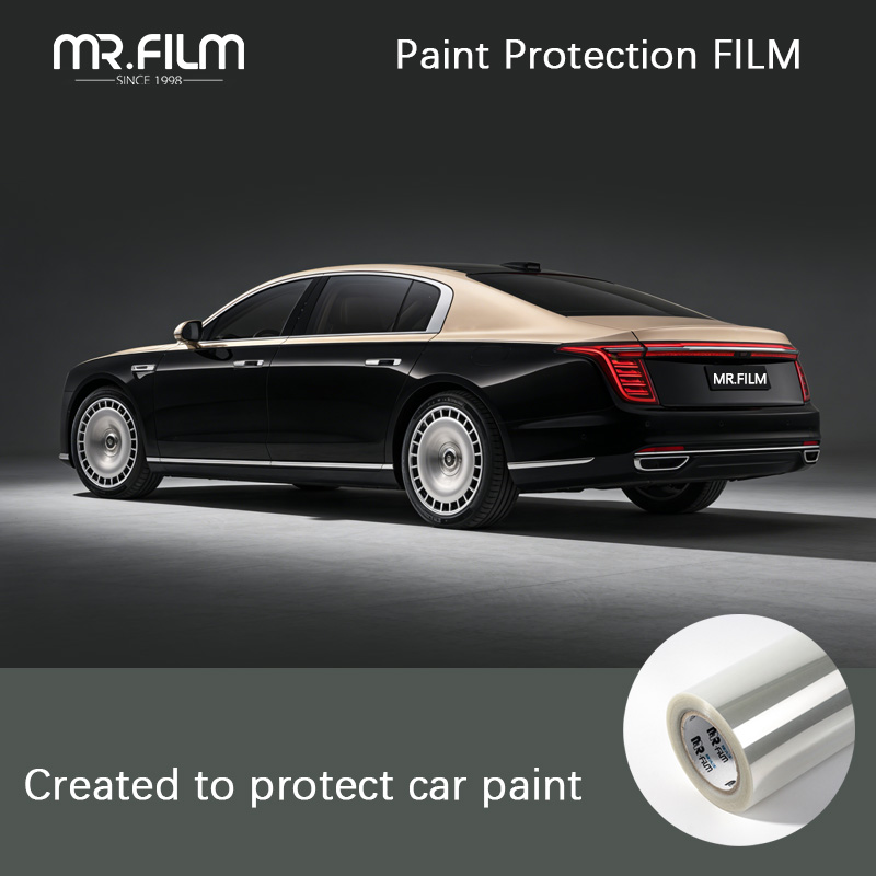 Película protectora transparente para pintura de carrocería