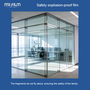 Película especial de seguridad a prueba de explosiones para proyecto