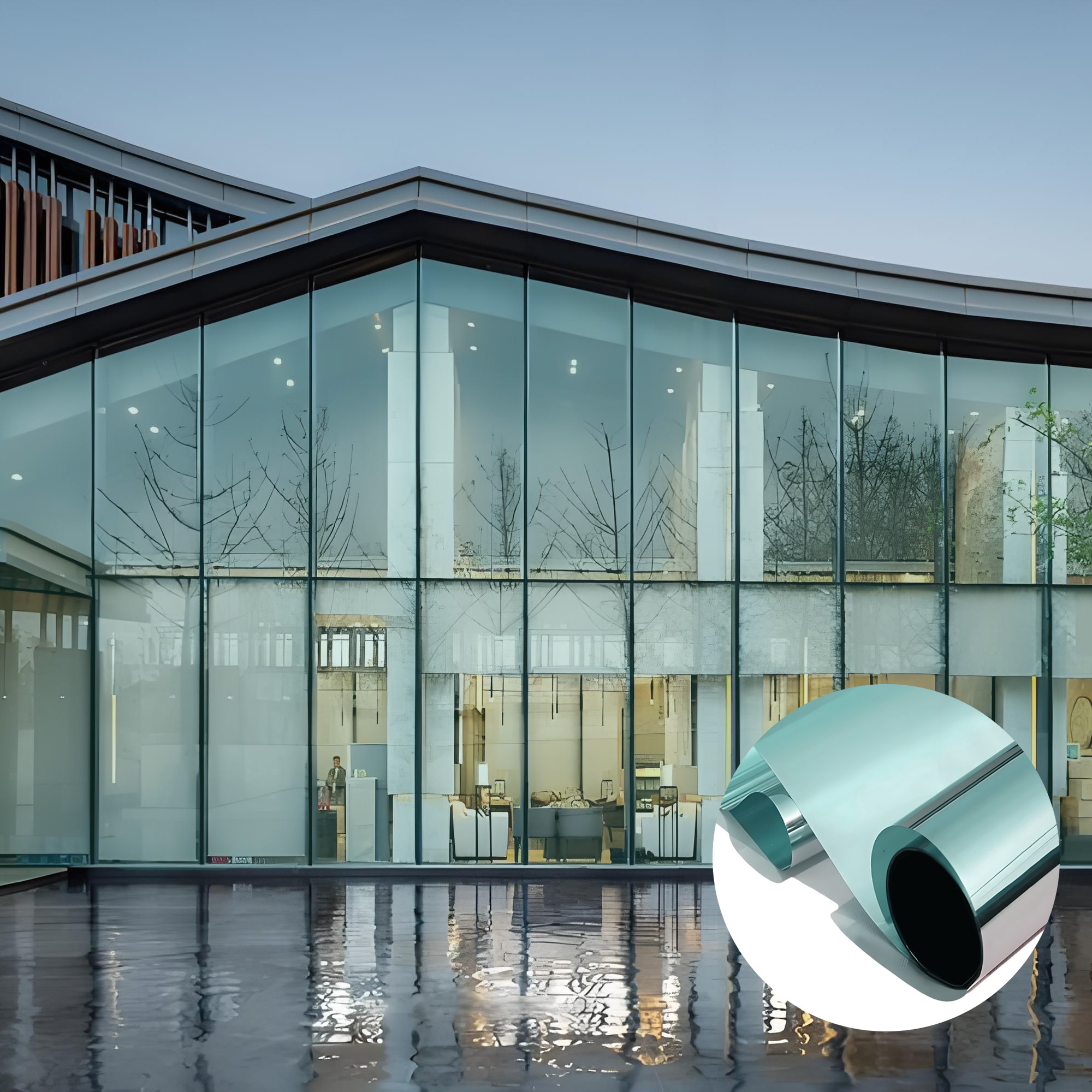 Pel&iacute;cula para ventanas de construcci&oacute;n 