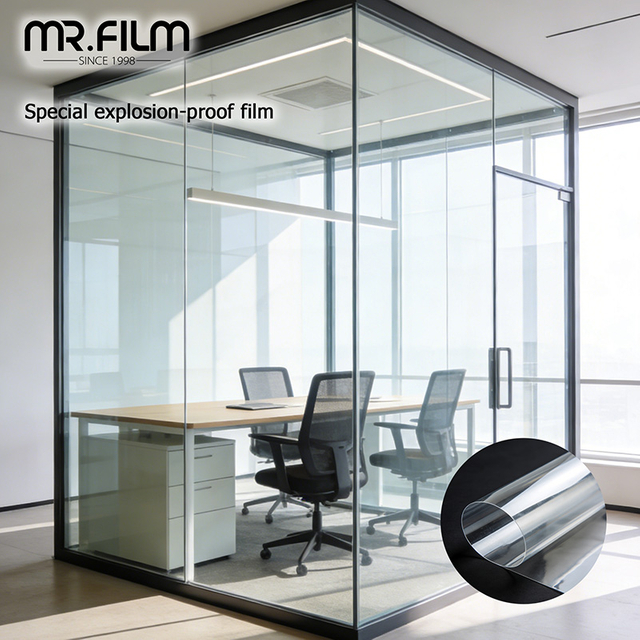 Película protectora para módulos de trabajo insonorizados al aire libre