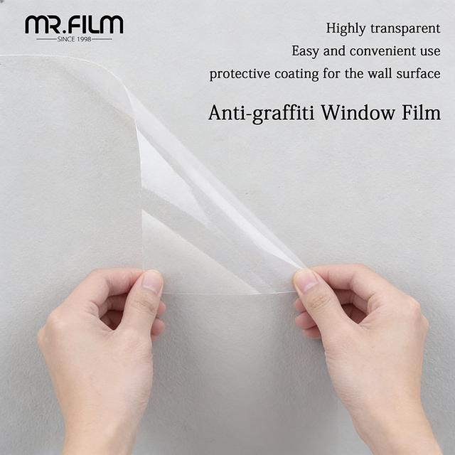 Película para ventanas antigraffiti para casa y oficina