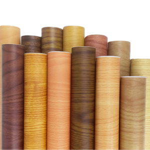 Película decorativa adhesiva de PVC de grano de madera