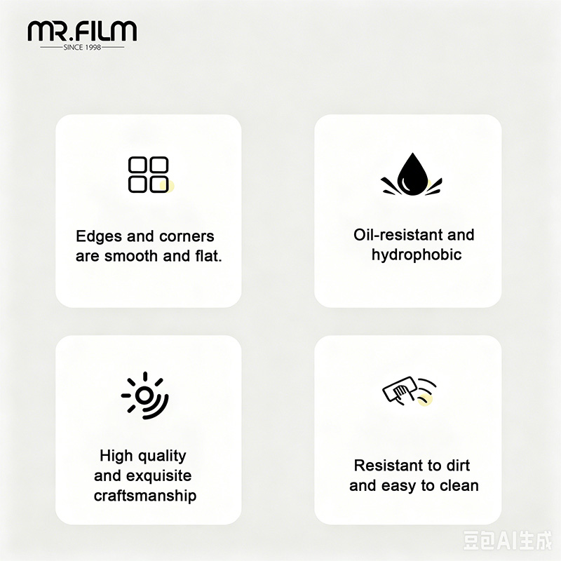 Películas decorativas de mármol para sala de estar.