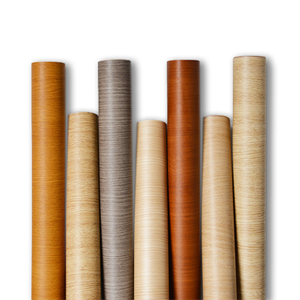 Envoltura decorativa de vinilo adhesivo de grano de madera
