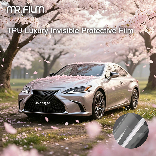 Película protectora de pintura protectora para automóviles autorreparable a prueba de rayos UV