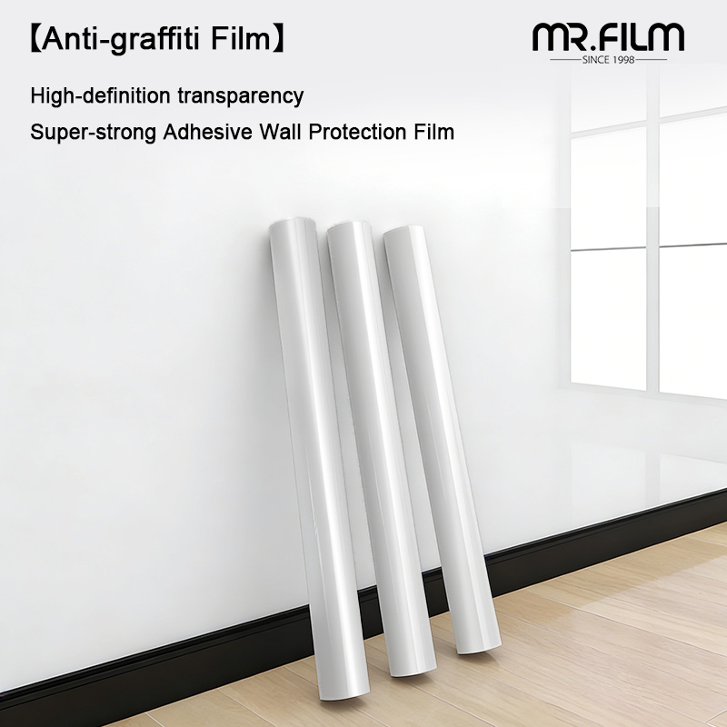 Película antivandalismo para ventanas de protección contra graffiti