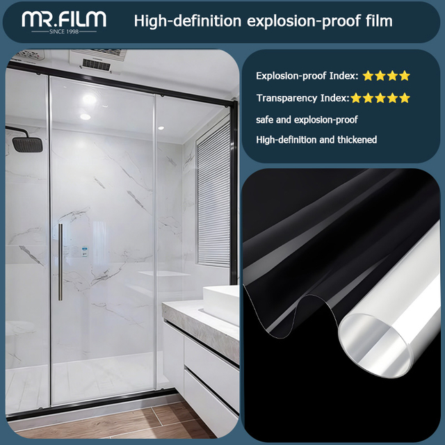 Fabricante de películas de vidrio a prueba de explosiones de seguridad especial