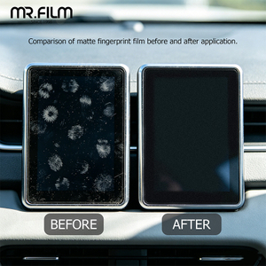 Nuevo listado HD Scratch Anti-Fingerprint Car Screen Protector Film
