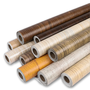 Película decorativa de PVC de grano de madera para muebles